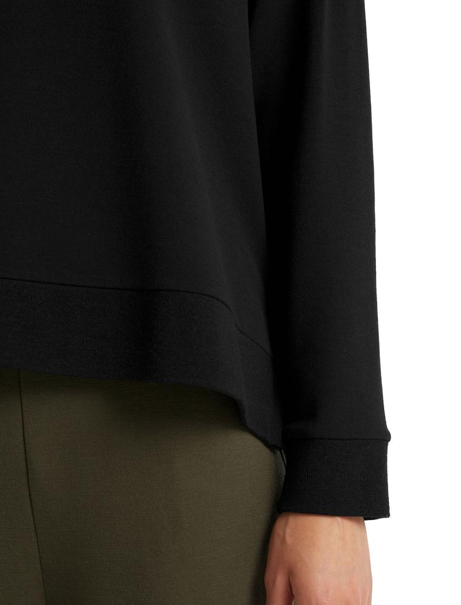 Sweats Icebreaker RealFleece™ Merino Dalston Long Sleeve Femme Noir | FR 1614FDNM